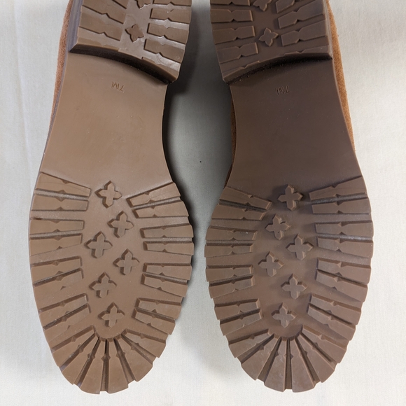 Talbot's Cassidy Brown Suede Loafers with Shearling Lining- Size 7 M - Picture 6 of 13